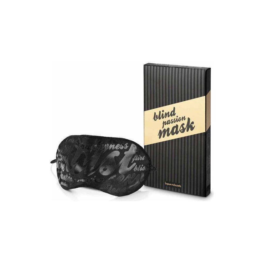 Bijoux Indiscrets Blind Passion Mask - Sensual Blindfold for Enhanced Pleasure - Unveil the Secrets of Seduction - Adult Naughty Store