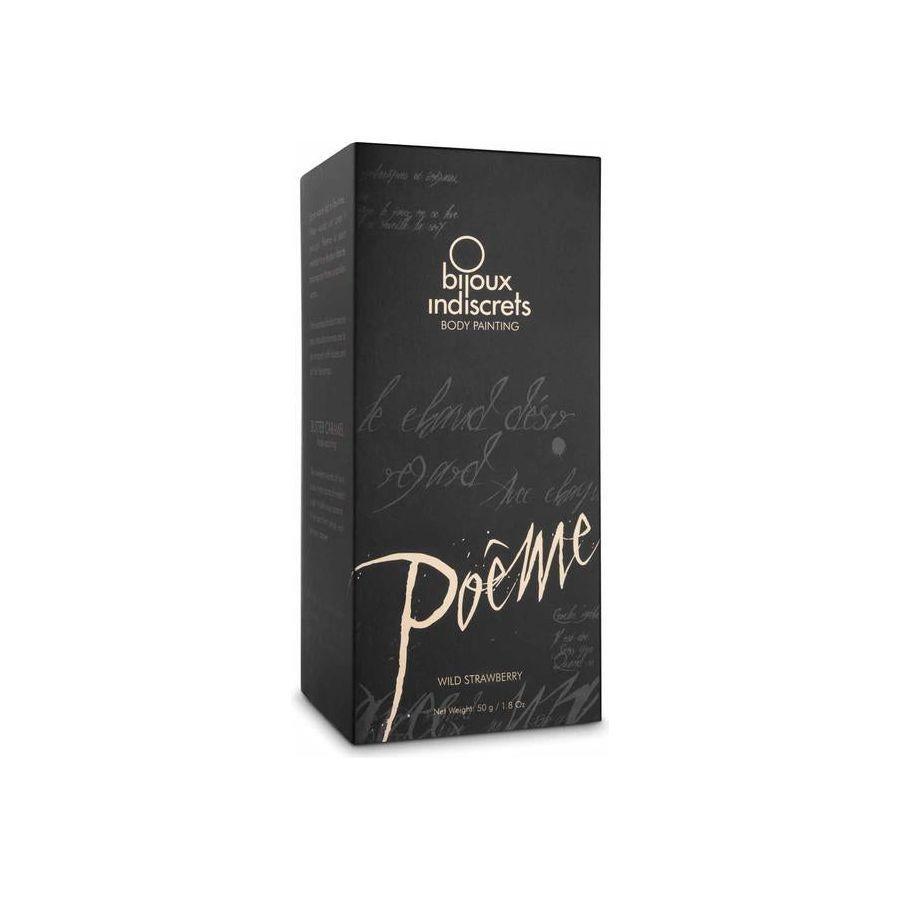 Bijoux Indiscrets Poeme Body Painting - Edible Body Paint for Sensual Pleasure in Delicious Caramel Flavor - Adult Naughty Store