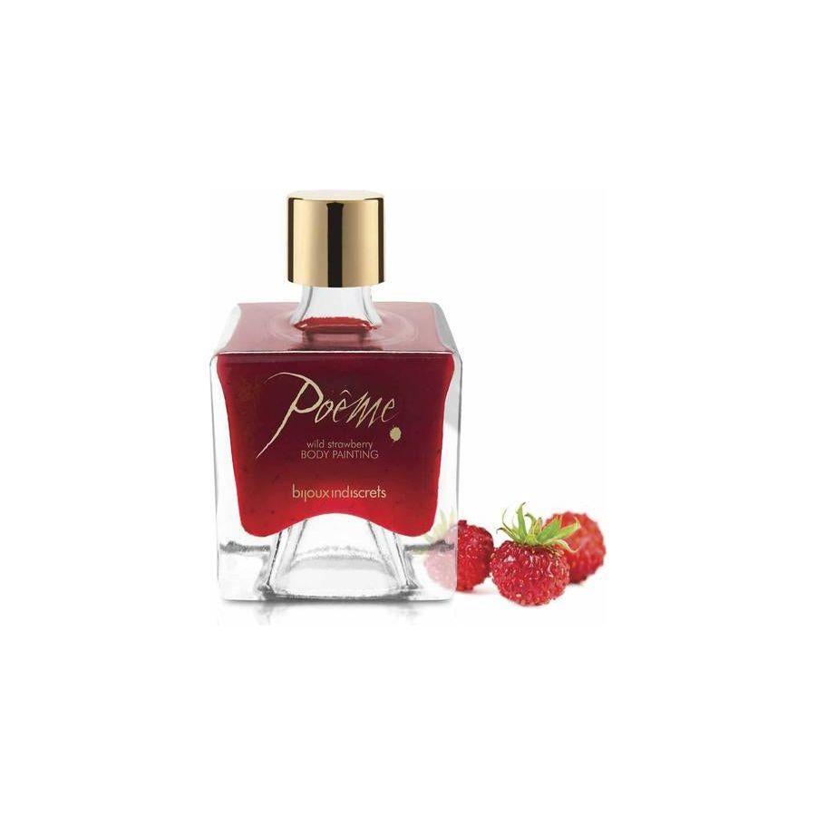 Bijoux Indiscrets Poeme Body Painting - Edible Body Paint for Sensual Pleasure in Delicious Caramel Flavor - Adult Naughty Store