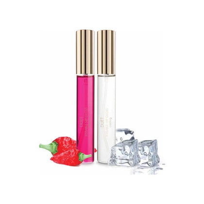 Bijoux Indiscrets Cooling & Warming Nipple Gloss - Sensual Pleasure Enhancer for Both Men and Women - Duo Pack (2x13ml) - Intensify Your Sensations and Ignite Passion - Transparent - Adult Naughty Store