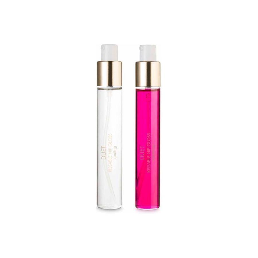 Bijoux Indiscrets Cooling & Warming Nipple Gloss - Sensual Pleasure Enhancer for Both Men and Women - Duo Pack (2x13ml) - Intensify Your Sensations and Ignite Passion - Transparent - Adult Naughty Store