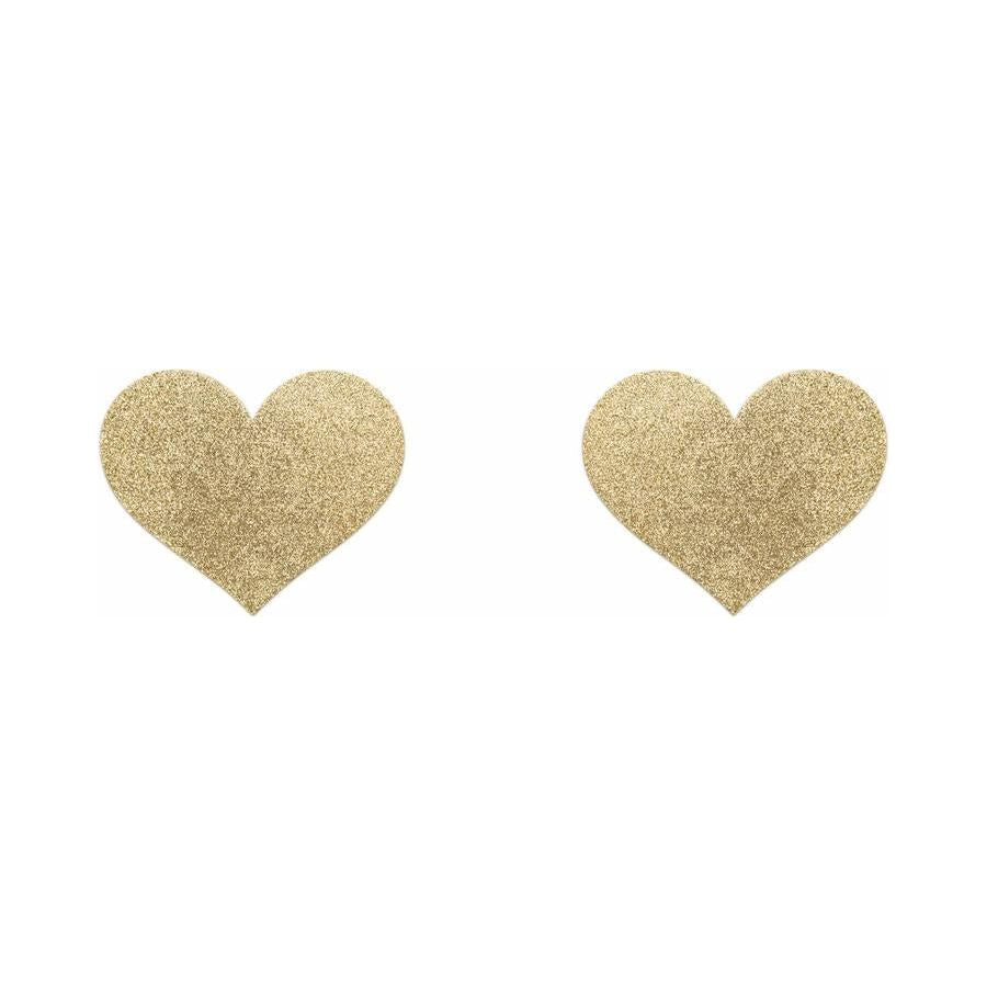 Indulgence by Bijoux Indiscrets Flash Heart Nipple Pasties - Sensual Adornment for Alluring Seduction - Women's Intimate Pleasure - Reusable - Red - Adult Naughty Store