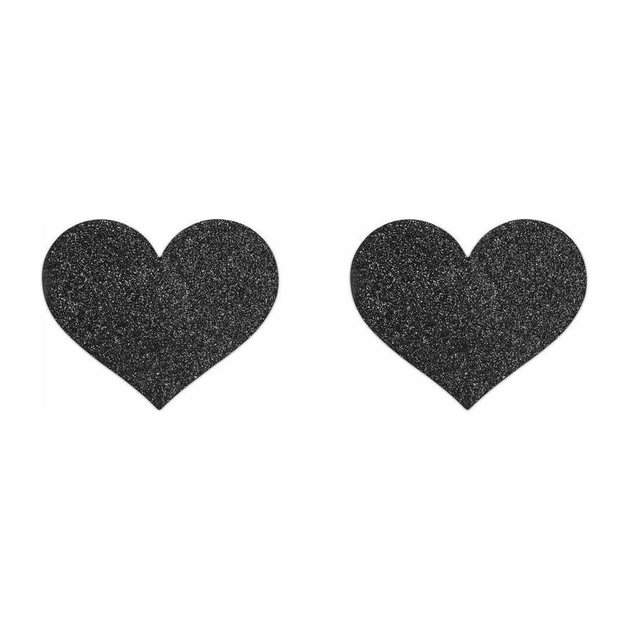 Indulgence by Bijoux Indiscrets Flash Heart Nipple Pasties - Sensual Adornment for Alluring Seduction - Women's Intimate Pleasure - Reusable - Red - Adult Naughty Store