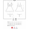 Introducing the Sensual Elegance Classic Babydoll and Thong Set - Model SED-101, for Women, Exquisite Pleasure, in White - Adult Naughty Store