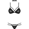 Introducing the Seductive Pleasure Wet Look 3 Pc Choker Set: The Ultimate Sensual Delight for Couples - Adult Naughty Store