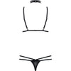 Introducing the Seductive Pleasure Wet Look 3 Pc Choker Set: The Ultimate Sensual Delight for Couples - Adult Naughty Store