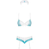 Introducing the Sensual Pleasures Naughty Nurse Costume Set - The Ultimate Medical Fantasy Experience for Couples - Adult Naughty Store