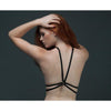 Introducing the Sensual Pleasure Andri Harness: A Captivating Bondage-Style Erotic Accessory for Women in Seductive Black - Adult Naughty Store