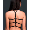 Bella Harness - Sensual Sculptural Bondage Style Luxury Harness for Adventurous Play - Model BH-001 - Unleash Your Wild Side - Gender-Neutral - Enhances Pleasure - Black - Adult Naughty Store