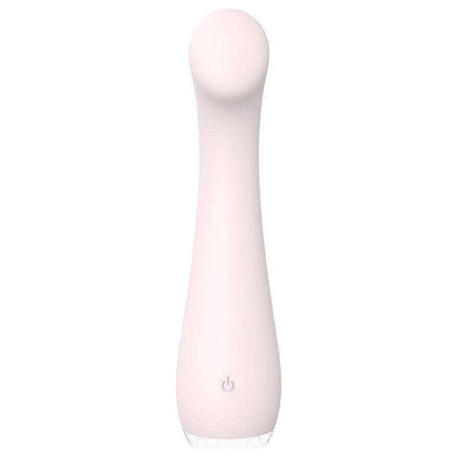 Introducing the Exquisite Pleasure Lila G-Spot Massager - Model LS-9, for Women, Intense G-Spot Stimulation, Silky Silicone, Waterproof, USB Rechargeable - Seductive Rose - Adult Naughty Store