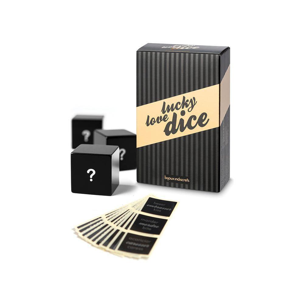 Bijoux Indiscrets Lucky Love Dice Novelty Games - Personalized Intimate Pleasure Experience for Couples - Adult Naughty Store