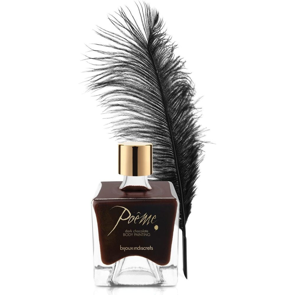 Bijoux Indiscrets Poeme Body Painting - Edible Body Paint for Sensual Pleasure in Delicious Caramel Flavor - Adult Naughty Store
