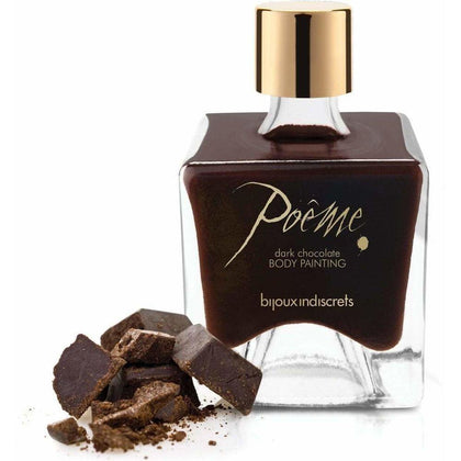 Bijoux Indiscrets Poeme Body Painting - Edible Body Paint for Sensual Pleasure in Delicious Caramel Flavor - Adult Naughty Store