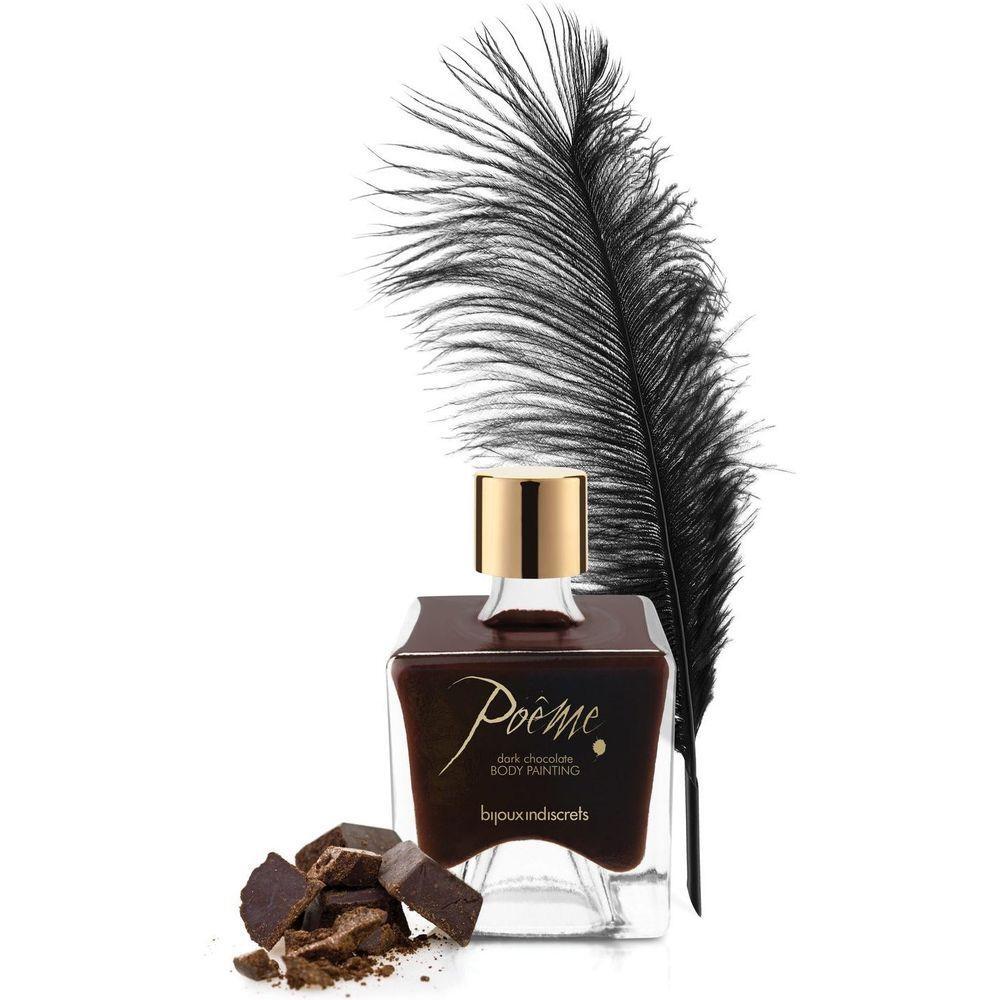 Bijoux Indiscrets Poeme Body Painting - Edible Body Paint for Sensual Pleasure in Delicious Caramel Flavor - Adult Naughty Store