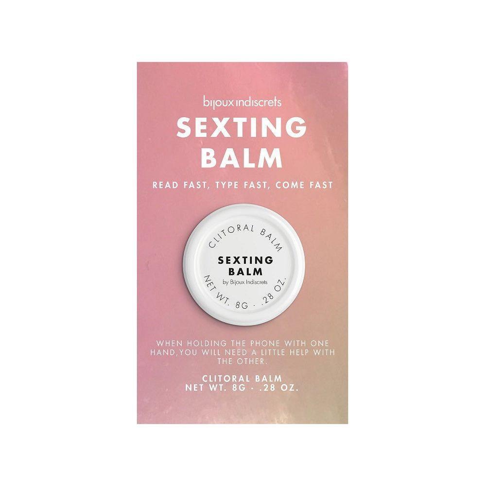 Bijoux Indiscrets Clitherapy Balm - Sexting Balm for Intense Clitoral Stimulation - Model X1 - Female - Delightful Pleasure Enhancer - Seductive Black - Adult Naughty Store