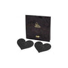 Indulgence by Bijoux Indiscrets Flash Heart Nipple Pasties - Sensual Adornment for Alluring Seduction - Women's Intimate Pleasure - Reusable - Red - Adult Naughty Store
