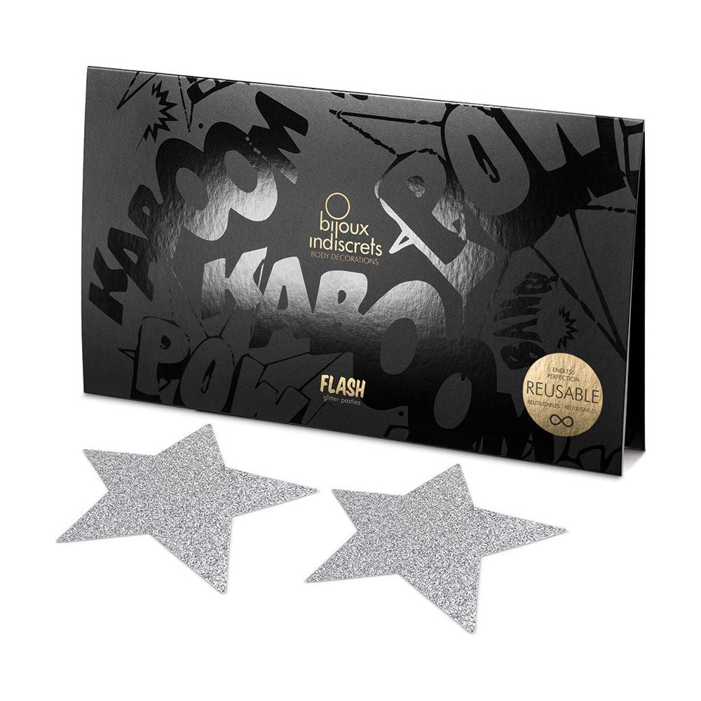 BIJOUX INDISCRETS FLASH STAR NIPPLE PASTIES - Adult Naughty Store