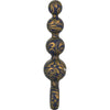 Calexotics Naughty Bits: Butt Balls Silicone Booty Beads - Model X1 - Unisex Anal Pleasure Toy - Golden Marbled - Adult Naughty Store
