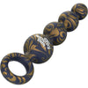Calexotics Naughty Bits: Butt Balls Silicone Booty Beads - Model X1 - Unisex Anal Pleasure Toy - Golden Marbled - Adult Naughty Store