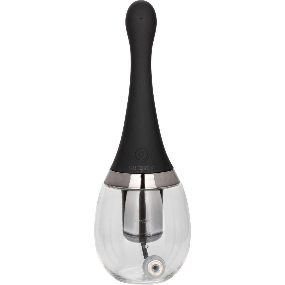 Calexotics Ultimate Rechargeable Auto Douche - Advanced Deep Cleansing System for Intimate Hygiene - Model XR-5000 - Unisex - Complete Control - Sleek Black - Adult Naughty Store