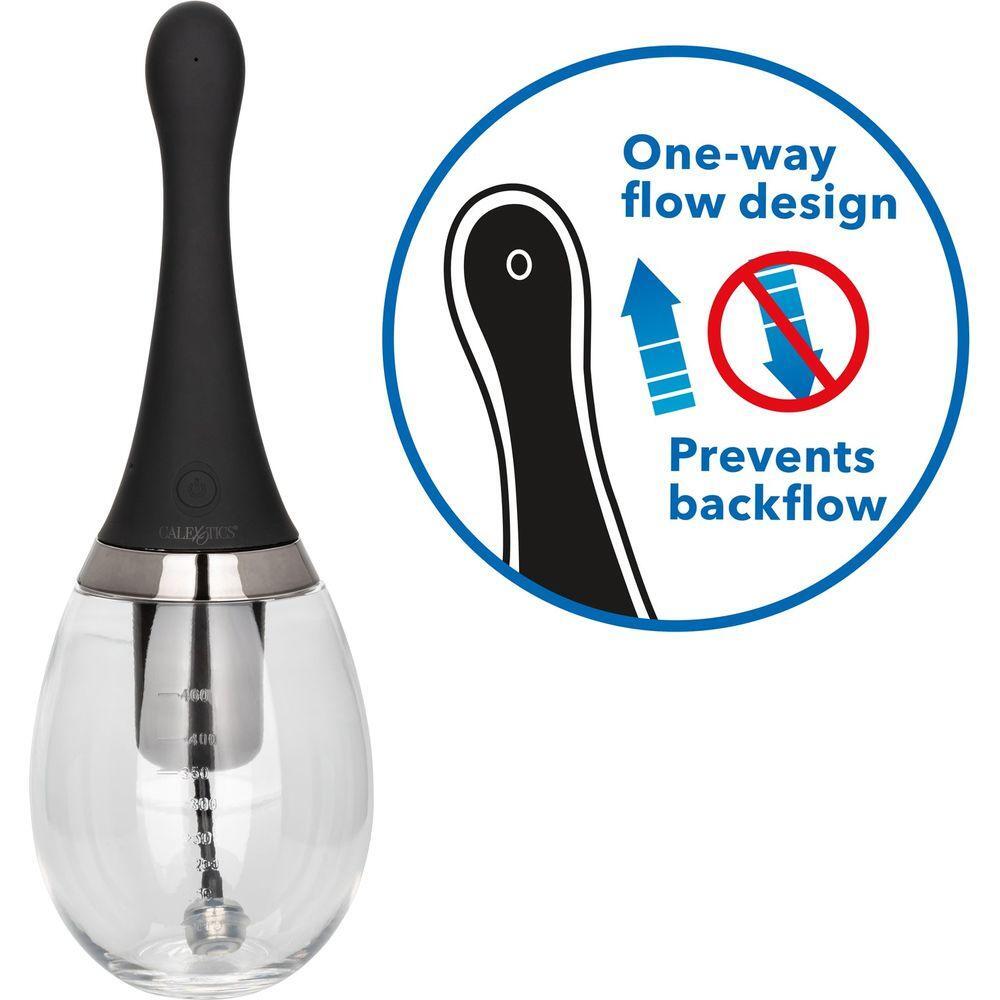 Introducing the CalExtics Executive Rechargeable Auto Douche - The Ultimate Deep Cleansing System for Intimate Hygiene and Pleasure - Adult Naughty Store