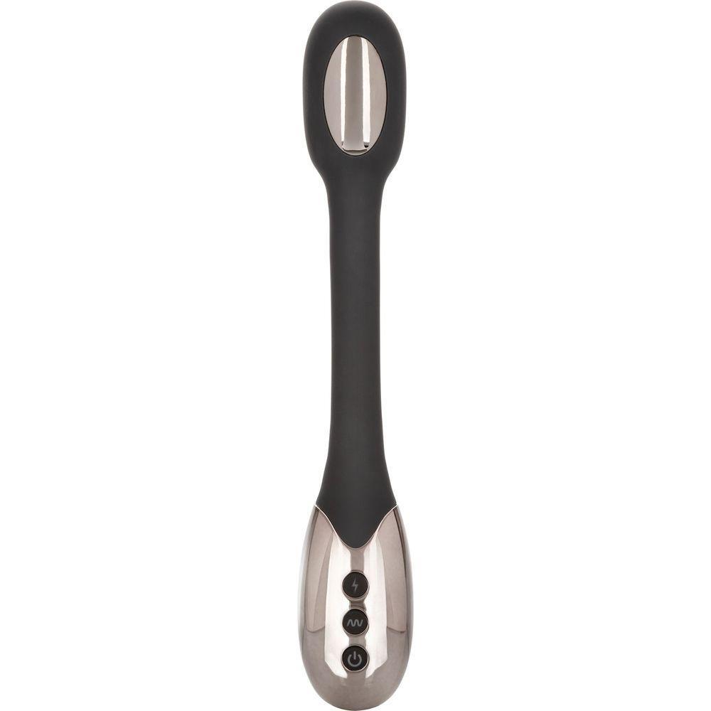 Volt Electro-Charge Wand Vibrator by Calextics - Powerful Electro-Stimulation Massager for Intense Pleasure - Model VEW-500 - Unisex - Full-Body Stimulation - Sleek Black - Adult Naughty Store