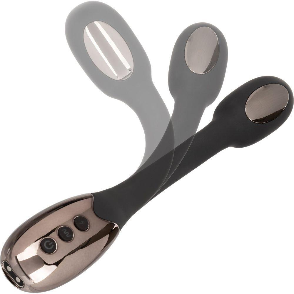 Volt Electro-Charge Wand Vibrator by Calextics - Powerful Electro-Stimulation Massager for Intense Pleasure - Model VEW-500 - Unisex - Full-Body Stimulation - Sleek Black - Adult Naughty Store