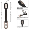 Volt Electro-Charge Wand Vibrator by Calextics - Powerful Electro-Stimulation Massager for Intense Pleasure - Model VEW-500 - Unisex - Full-Body Stimulation - Sleek Black - Adult Naughty Store