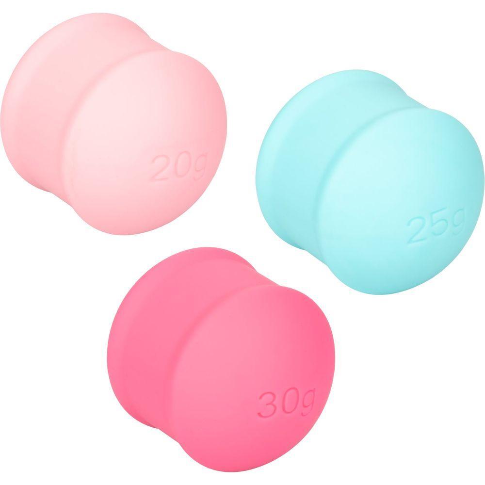 CalExotics She-Ology Interchangeable Weighted Kegel Set - Customizable Pelvic Exerciser for Women - Model: SO-KEGEL-SET45 - Pink - Adult Naughty Store
