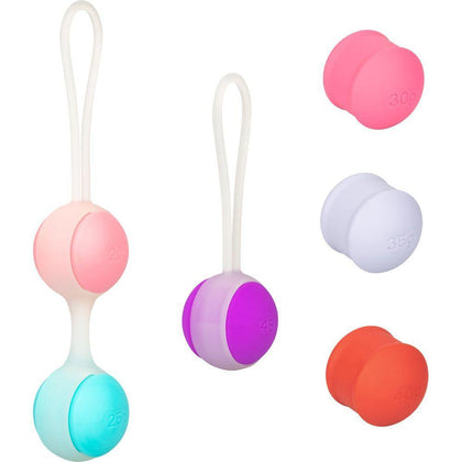 CalExotics She-Ology Interchangeable Weighted Kegel Set - Customizable Pelvic Exerciser for Women - Model: SO-KEGEL-SET45 - Pink - Adult Naughty Store