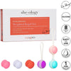 CalExotics She-Ology Interchangeable Weighted Kegel Set - Customizable Pelvic Exerciser for Women - Model: SO-KEGEL-SET45 - Pink - Adult Naughty Store