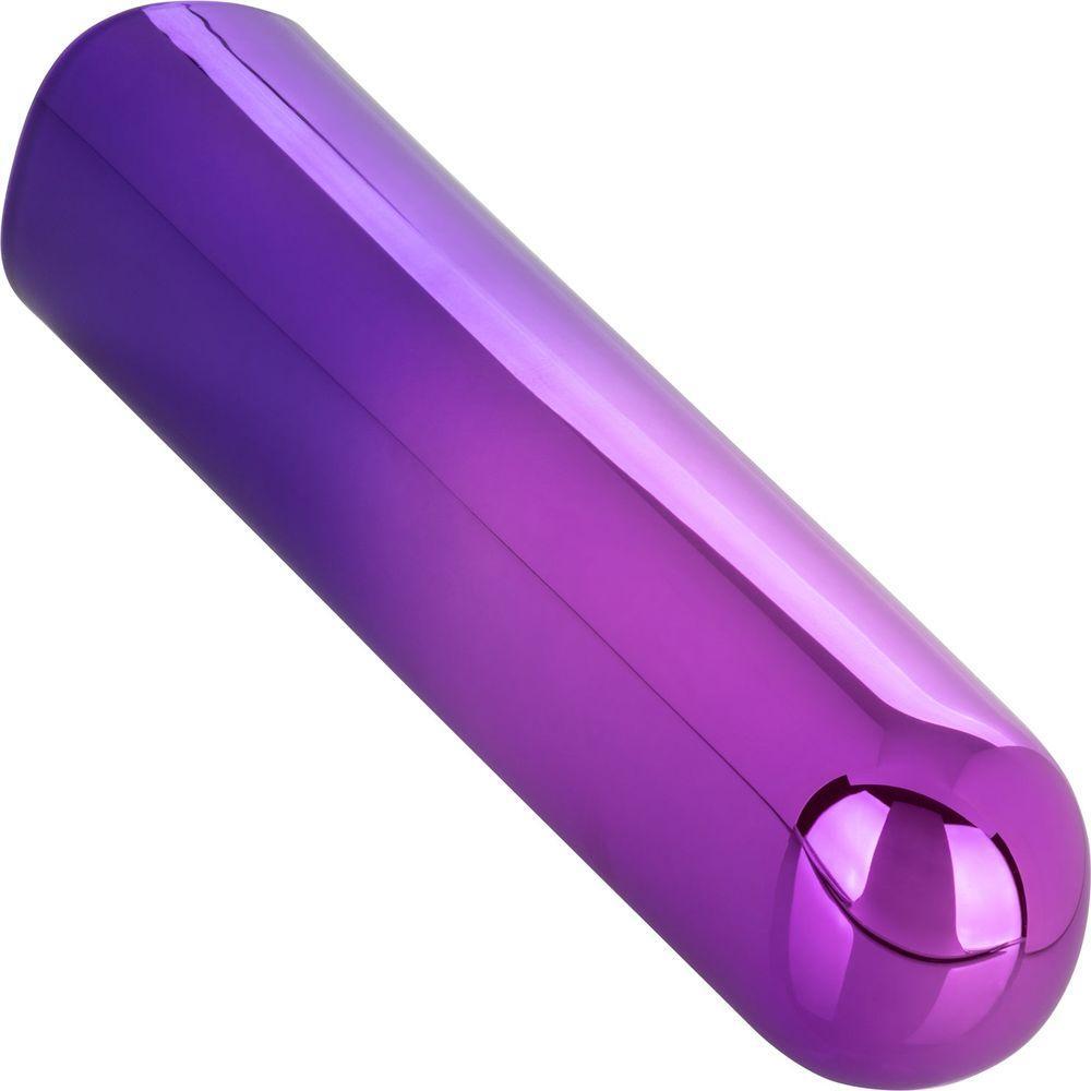 Introducing the Calextics Glam Vibe G-Spot Vibrator - The Ultimate Pleasure Powerhouse in Metallic Ombré - Adult Naughty Store