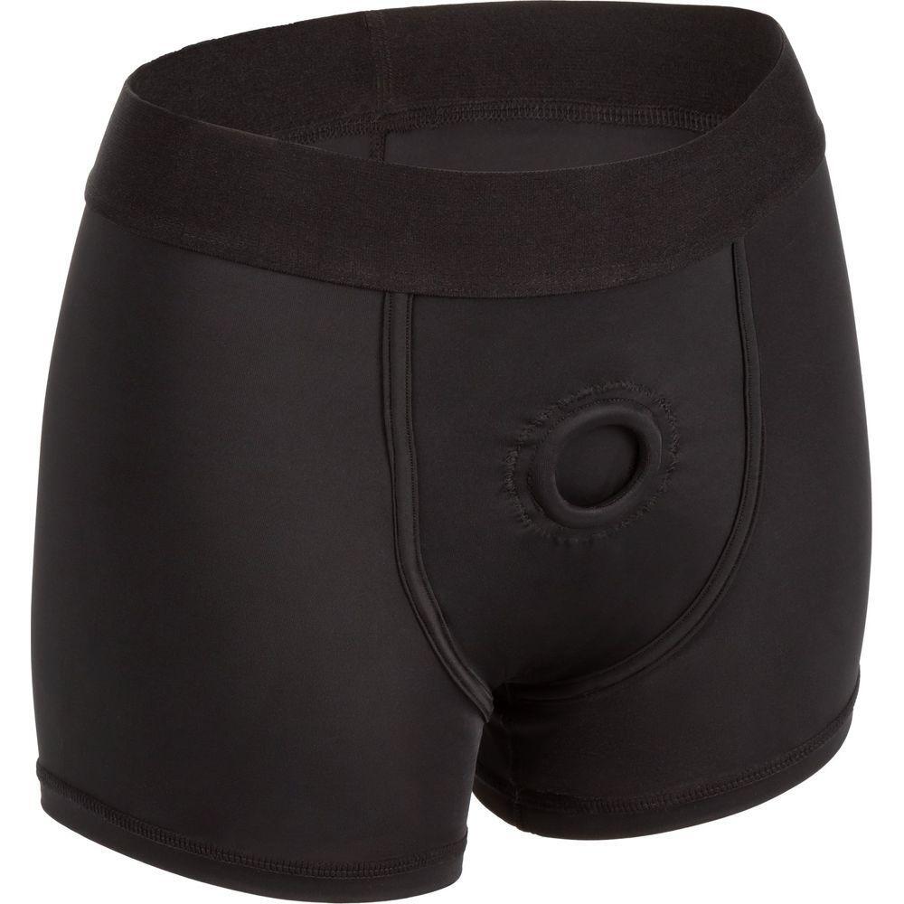 CalExtics Boundless Boxer Brief Dildo Harness - Model BHB-5000 - Unisex - Pleasure for Anywhere - Black - Adult Naughty Store