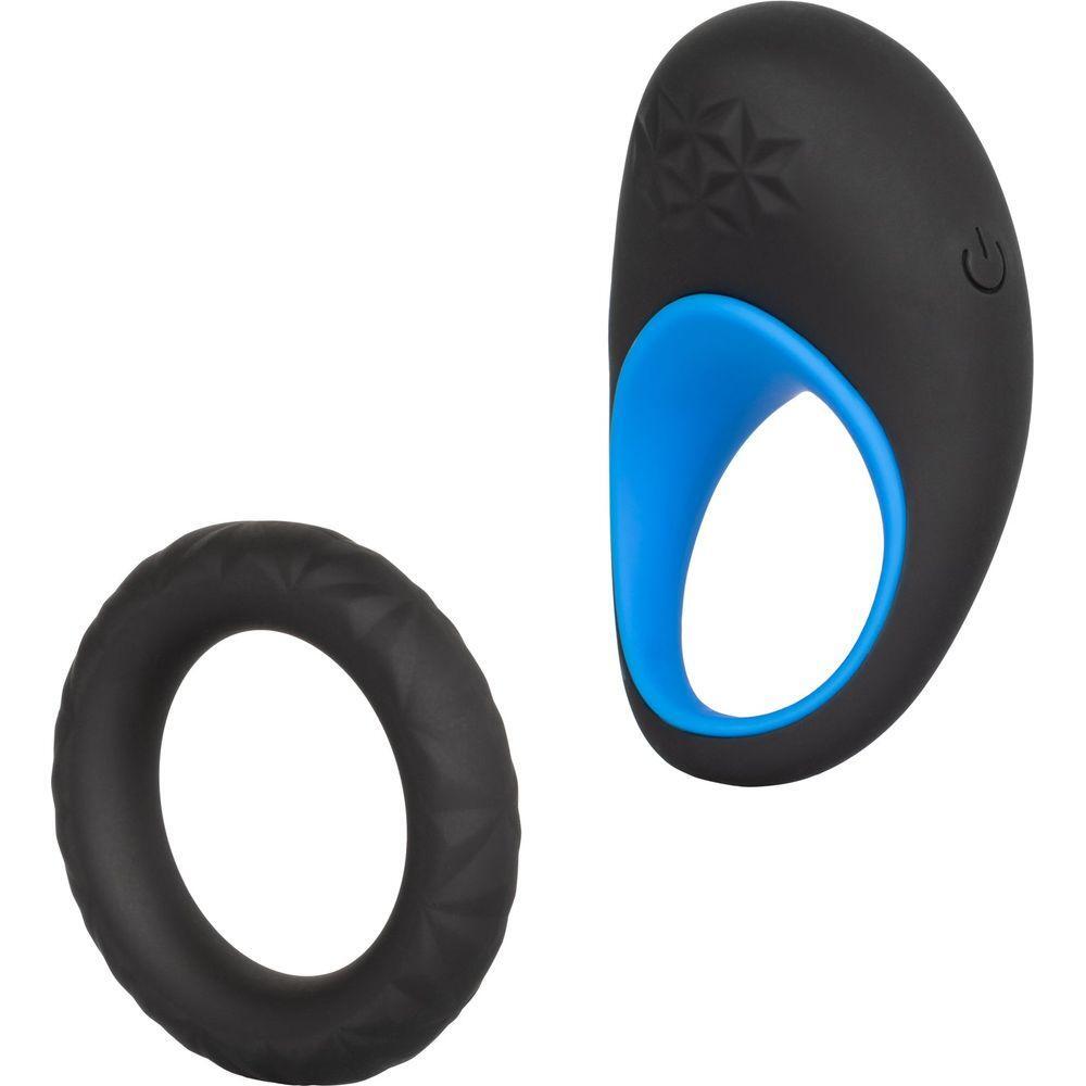 CalExtics Link Up Max Male Cock Ring - Powerful Dual Stimulating Vibrating Ring for Intense Pleasure and Enhanced Connection - Model LUMX007 - Designed for Men - Delivers Thrilling Stimulatio - Adult Naughty Store