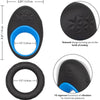 CalExtics Link Up Max Male Cock Ring - Powerful Dual Stimulating Vibrating Ring for Intense Pleasure and Enhanced Connection - Model LUMX007 - Designed for Men - Delivers Thrilling Stimulatio - Adult Naughty Store