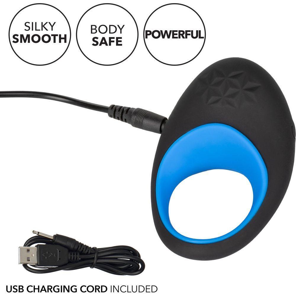 CalExtics Link Up Max Male Cock Ring - Powerful Dual Stimulating Vibrating Ring for Intense Pleasure and Enhanced Connection - Model LUMX007 - Designed for Men - Delivers Thrilling Stimulatio - Adult Naughty Store