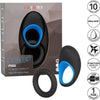 CalExtics Link Up Max Male Cock Ring - Powerful Dual Stimulating Vibrating Ring for Intense Pleasure and Enhanced Connection - Model LUMX007 - Designed for Men - Delivers Thrilling Stimulatio - Adult Naughty Store