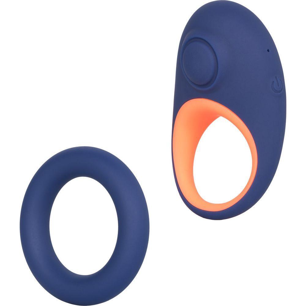 Calexotics Link Up Verge Male Cock Ring - Intensify Pleasure with Dual Stimulation and Ultra-Soft Support - Adult Naughty Store