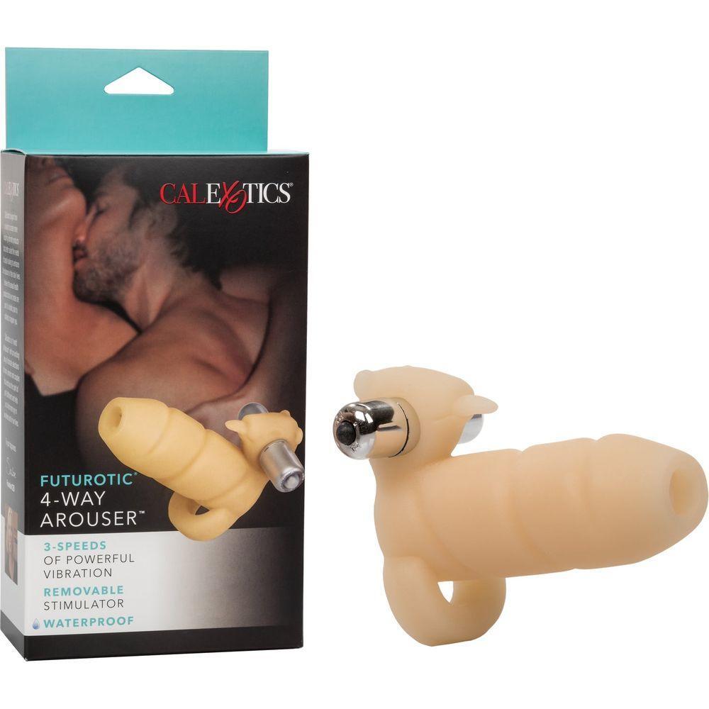 Calextics Futurotic 4-Way Arouser Ultimate Beaver - Ivory - Adult Naughty Store