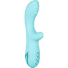 CalExtics Rabbit California Dreaming Catalina Climaxer Vibrator - Intense Pleasure for Women - Dual Stimulation - 10 Vibration Functions - 3 Rotation Speeds - Waterproof - Teal - Adult Naughty Store