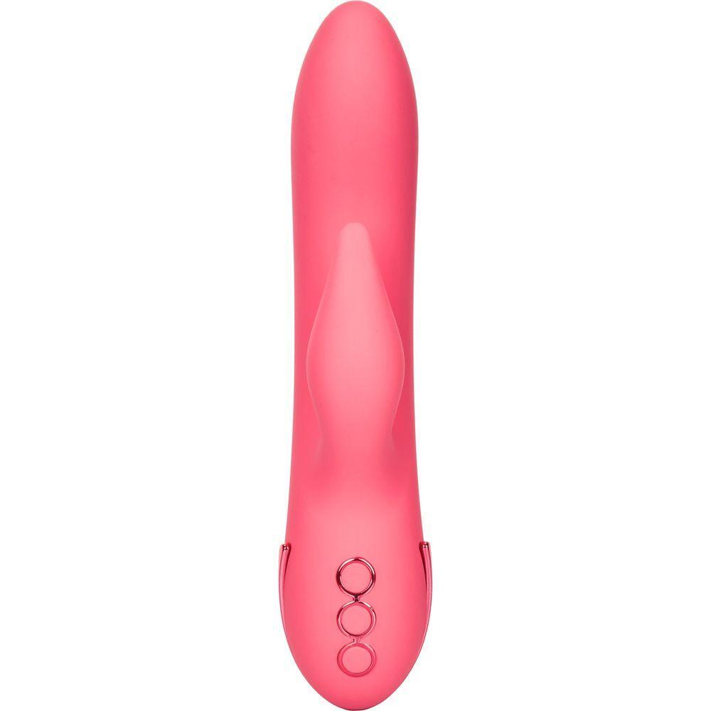 Calextics Rabbit California Dreaming San Francisco Sweetheart Vibrator - 10 Functions, G-Spot Massager, Waterproof, Pink - Adult Naughty Store