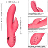 Calextics Rabbit California Dreaming San Francisco Sweetheart Vibrator - 10 Functions, G-Spot Massager, Waterproof, Pink - Adult Naughty Store