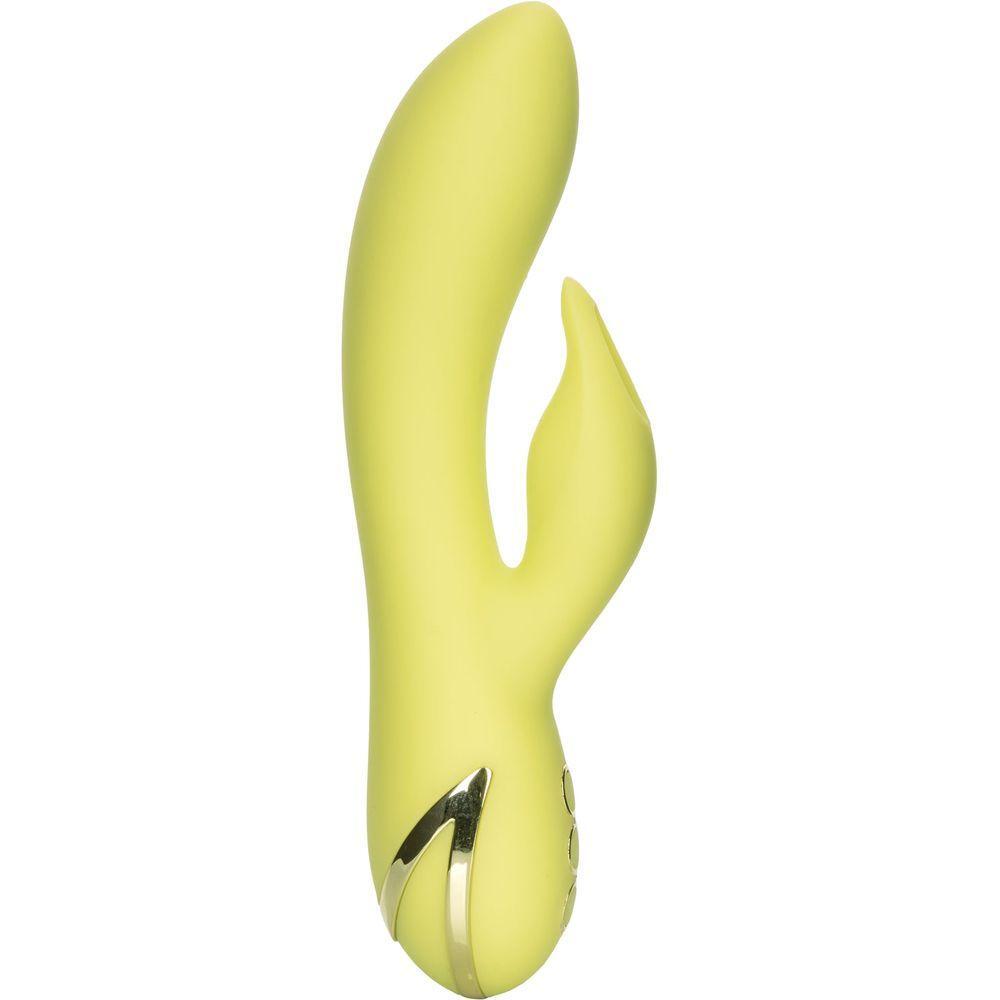 CalExtics Rabbit California Dreaming Venice Vixen Vibrator - Dual Action Massager for Women - Model VV-10 - Intense Pleasure for Clitoral and G-Spot Stimulation - Aqua Blue - Adult Naughty Store