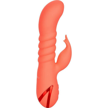 CalExtics Rabbit California Dreaming Orange County Cutie Vibrator - Multi-Function G-Spot Stimulation Toy for Women - Model CDR-OC-001 - Orange - Adult Naughty Store