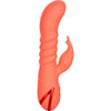 CalExtics Rabbit California Dreaming Orange County Cutie Vibrator - Multi-Function G-Spot Stimulation Toy for Women - Model CDR-OC-001 - Orange - Adult Naughty Store