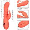 CalExtics Rabbit California Dreaming Orange County Cutie Vibrator - Multi-Function G-Spot Stimulation Toy for Women - Model CDR-OC-001 - Orange - Adult Naughty Store