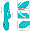 California Dreaming Santa Monica Starlet Vibrator - Intense Thumping Stimulation for Her in Sultry Pink - Adult Naughty Store