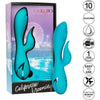 California Dreaming Santa Monica Starlet Vibrator - Intense Thumping Stimulation for Her in Sultry Pink - Adult Naughty Store