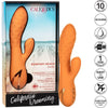 CalExtics Rabbit California Dreaming Newport Beach Babe Vibrator - Intense Pleasure for Her, Thumping Teaser, 10 Functions, 3 Speeds, Sensually Textured Shaft, Ocean Blue - Adult Naughty Store