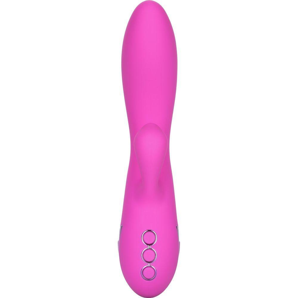CalExtics Rabbit California Dreaming Malibu Minx Vibrator - Powerful Clitoral Suction and Vibration Pleasure Toy for Women - 10 Functions - Knee-Shaking Stimulation - Sultry Midnight Blue - Adult Naughty Store